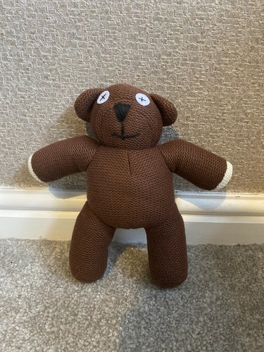 Bean knitted teddy plush - mr,