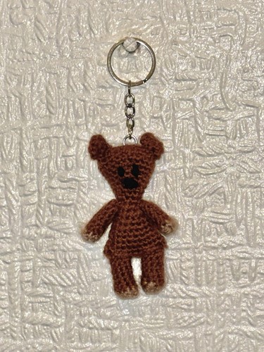 Brown hand made crochet - hand, mr