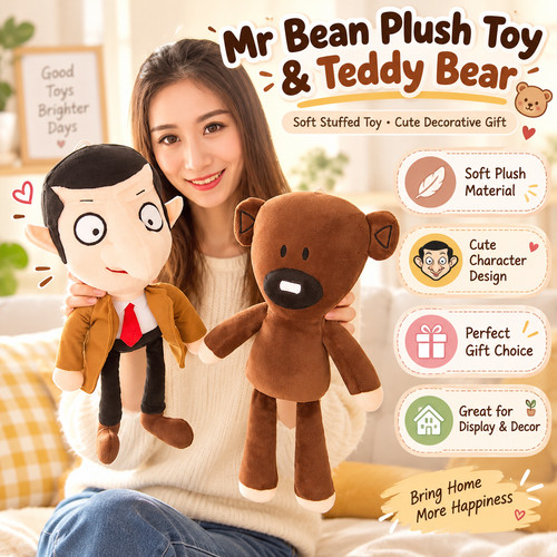 Bean plush toy cute - mr,